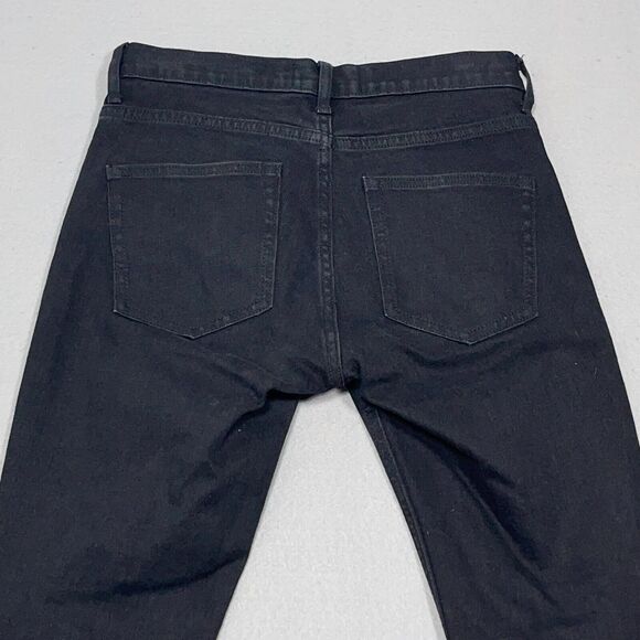 Everlane Jeans Womens 26 Regular Black Wash Skinny Fit Ankle Denim‎ Stretch - Picture 10 of 11
